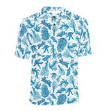 Coral Reef Pattern Print Design 01 Men's All Over Print Polo Shirt