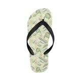 Hand drawn sea turtle fish pattern Unisex Flip Flops
