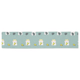 Cute hamster cheese pattern Table Runner
