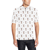 Greyhound Pattern Print Design 05 Men's All Over Print Polo Shirt