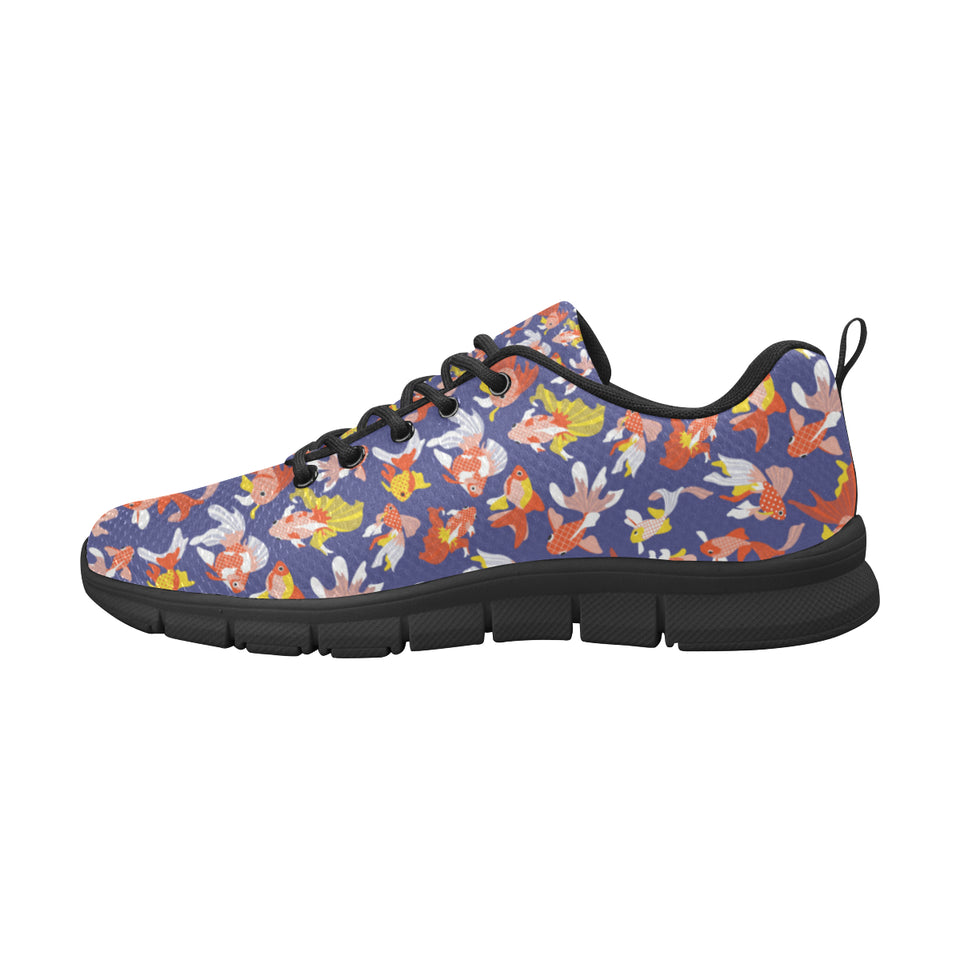 Goldfish Pattern Print Design 04 Men's Breathable Sneakers ( Model 055)