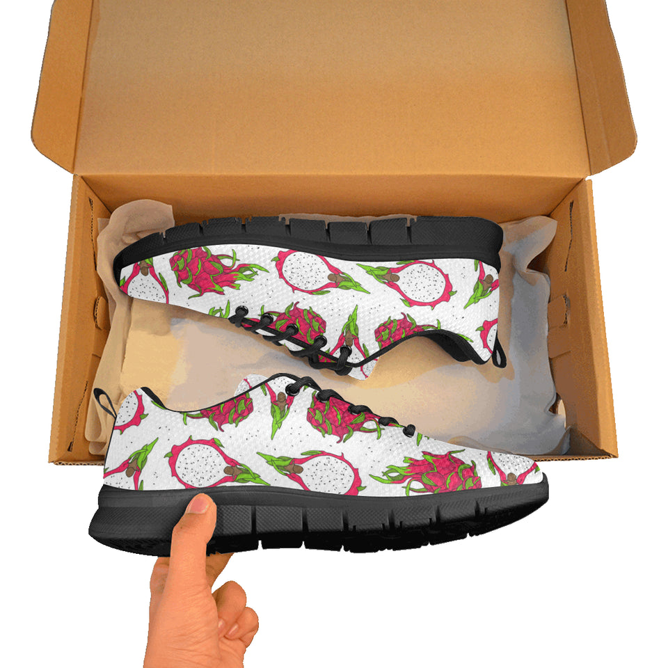 dragon fruits white background Women's Sneaker Shoes