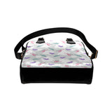 Helicopter plane pattern Shoulder Handbag