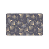 Gold ginkgo leaves Doormat