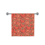 Red Tomato Pattern Bath Towel