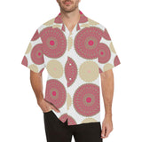 Circle indian pattern Men's All Over Print Hawaiian Shirt