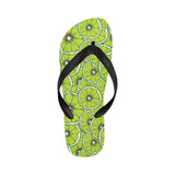 Slices of Lime design pattern Unisex Flip Flops