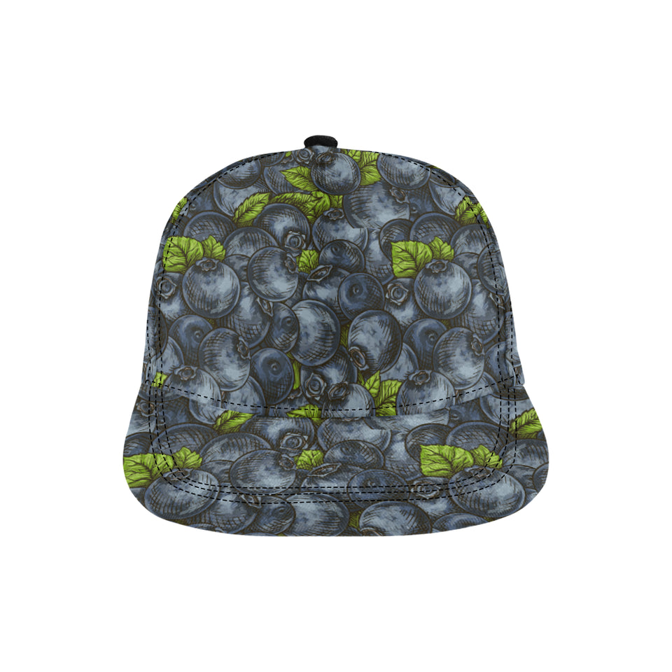 blueberry pattern All Over Print Snapback Cap