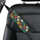 Canabis Marijuana Weed Pattern Print Design 02 Car Seat Belt Cover