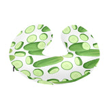 cucumber whole slices pattern U-Shaped Travel Neck Pillow