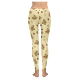peanuts design pattern Women's Legging Fulfilled In US