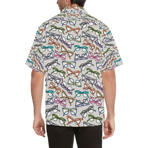 Sun Glasses Pattern Print Design 01 Men's All Over Print Hawaiian Shirt (Model T58)