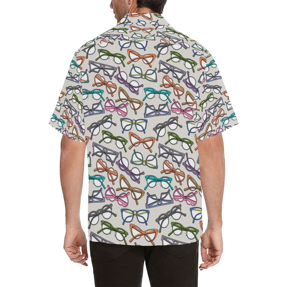 Sun Glasses Pattern Print Design 01 Men's All Over Print Hawaiian Shirt (Model T58)