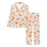 Squirrel Pattern Print Design 05 Women's Long Pajama Set
