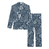 Coral Reef Pattern Print Design 05 Women's Long Pajama Set