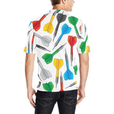 Darts Pattern Print Design 03 Men's All Over Print Polo Shirt