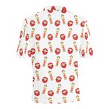 Daruma japanese wooden doll Men's All Over Print Polo Shirt