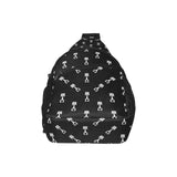 Engine Piston Black Theme Pattern Print Design 03 All Over Print Chest Bag
