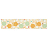 Bicycle Pattern Print Design 01 Table Runner