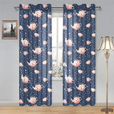 Tea pots Pattern Print Design 04 Gauze Curtain