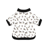 Chihuahua dog pattern All Over Print Pet Dog Round Neck Fuzzy Shirt