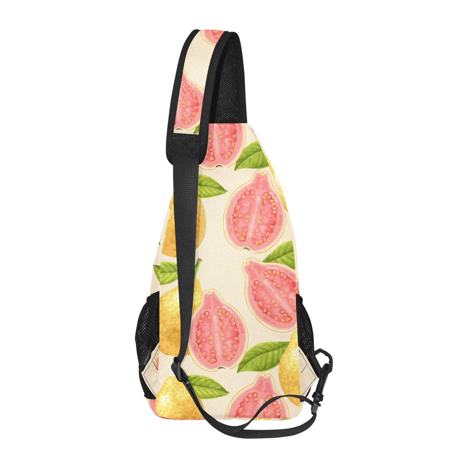 Beautiful guava pattern All Over Print Chest Bag