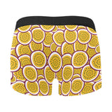 Passion fruits slice pattern Men's All Over Print Boxer Briefs Men's Underwear