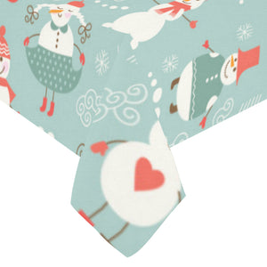 Cute snowman pattern Tablecloth