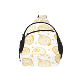 hand drawn onion pattern All Over Print Chest Bag