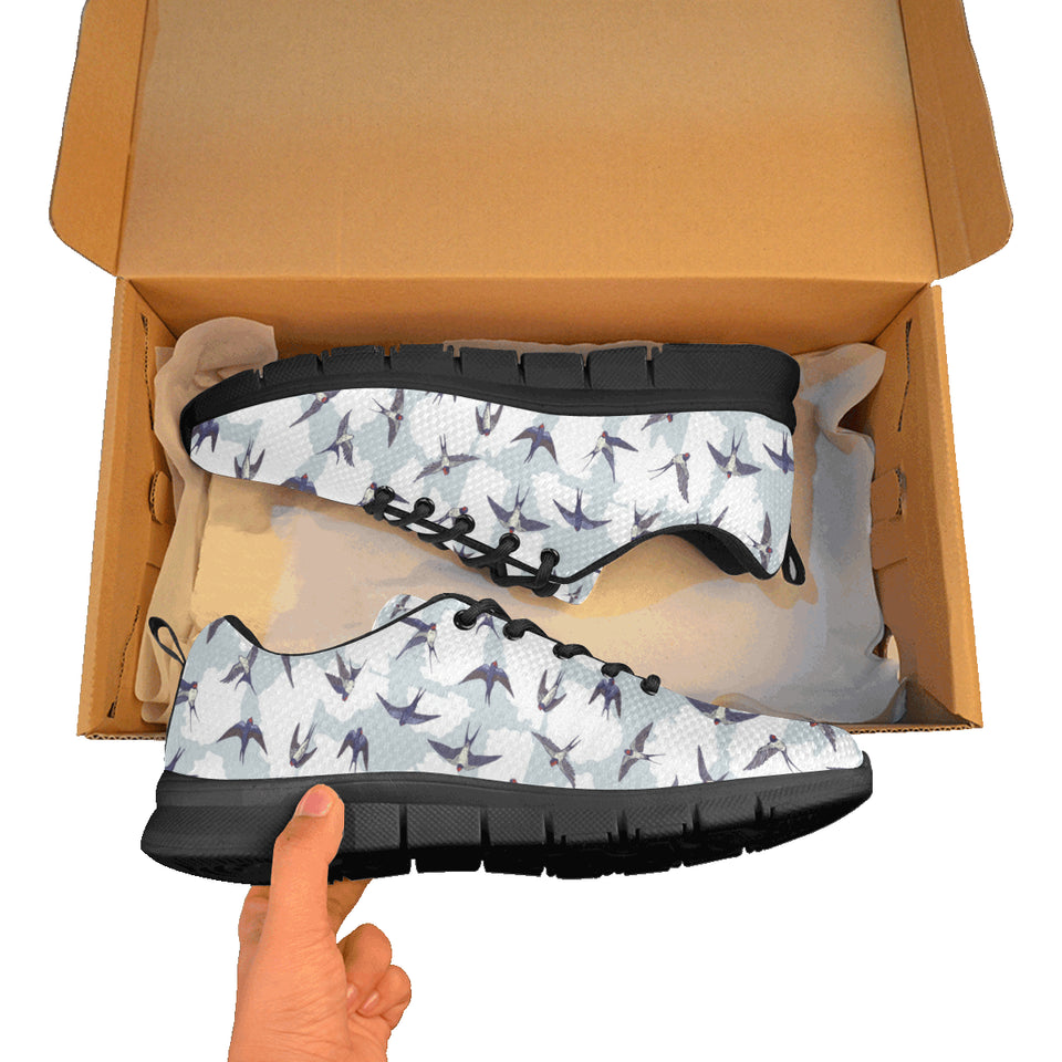 Swallow Pattern Print Design 05 Women's Sneaker Shoes