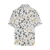 Anchors Rudders pattern Men's All Over Print Hawaiian Shirt