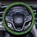Crocodile Skin Printed Car Steering Wheel Cover