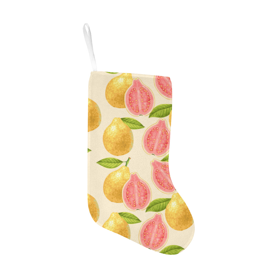 Beautiful guava pattern Christmas Stocking