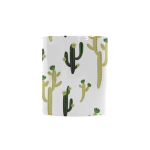 Cute cactus pattern Classical White Mug (Fulfilled In US)