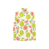 Guava pattern Women's Long Sleeve Polo Shirt