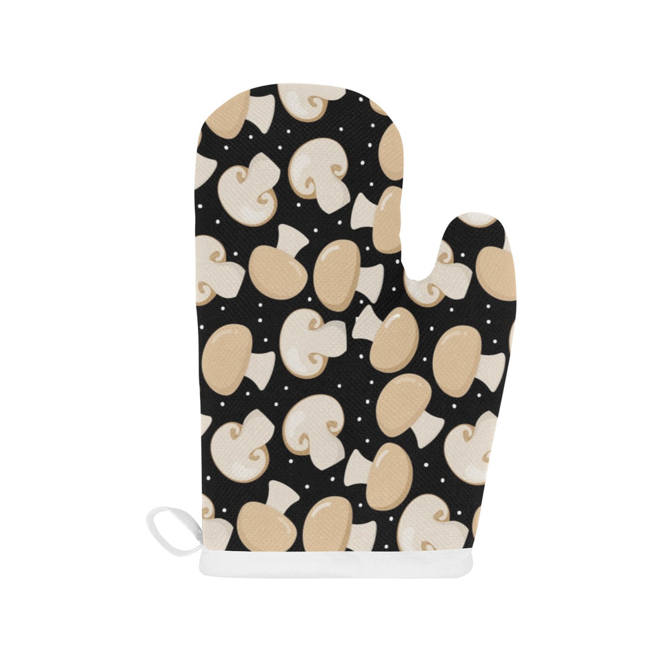Champignon mushroom pattern Heat Resistant Oven Mitts