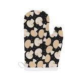 Champignon mushroom pattern Heat Resistant Oven Mitts
