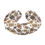 American football ball pattern U-Shaped Travel Neck Pillow