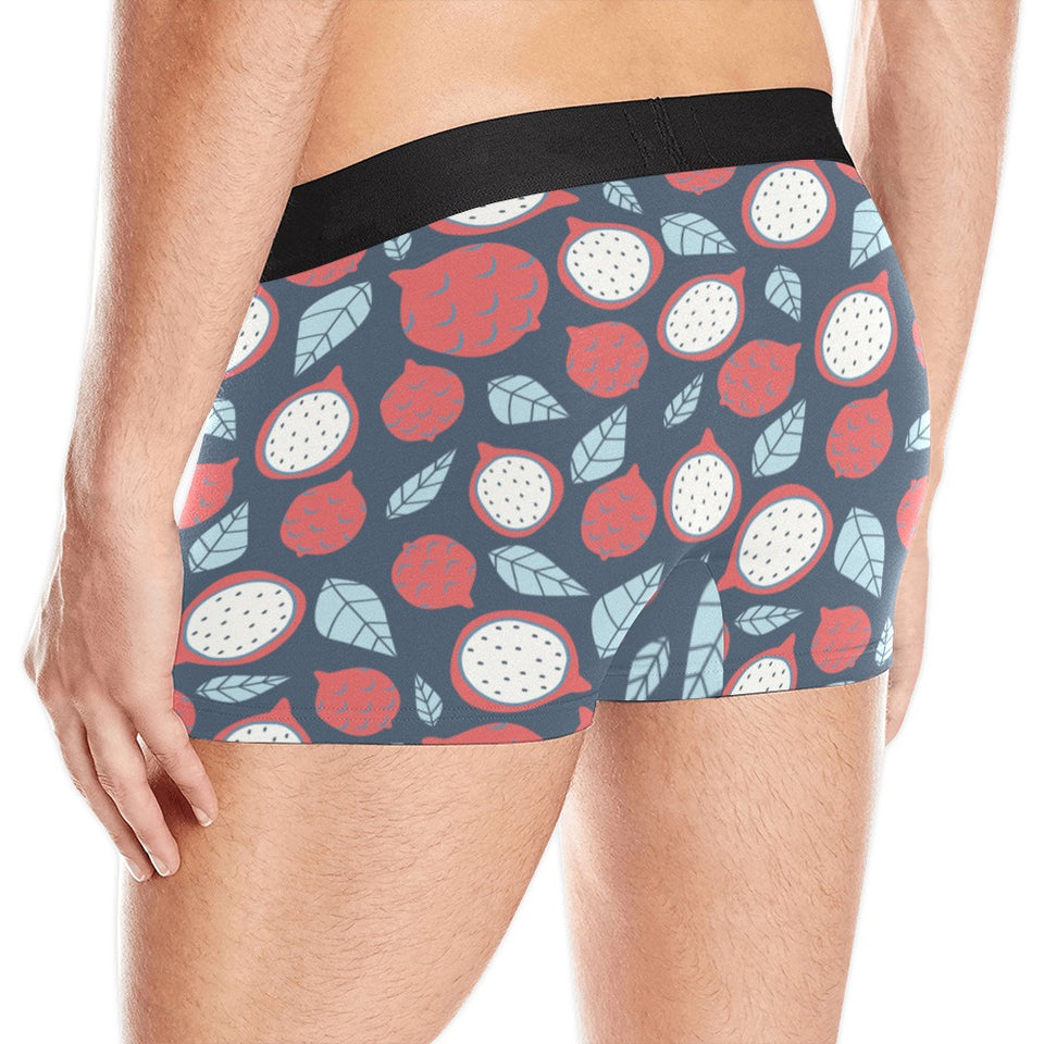dragon fruits dark blue background Men's All Over Print Boxer Briefs Men's Underwear