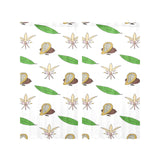 Color hand drawn cacao pattern Gauze Curtain