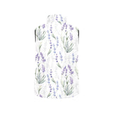 Hand painting Watercolor Lavender Women's Padded Vest