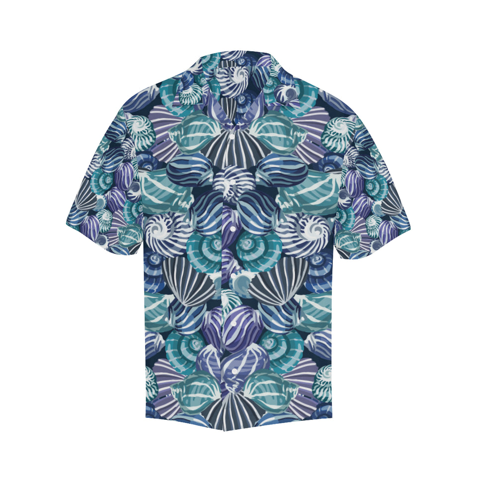 Shell design pattern Men's All Over Print Hawaiian Shirt