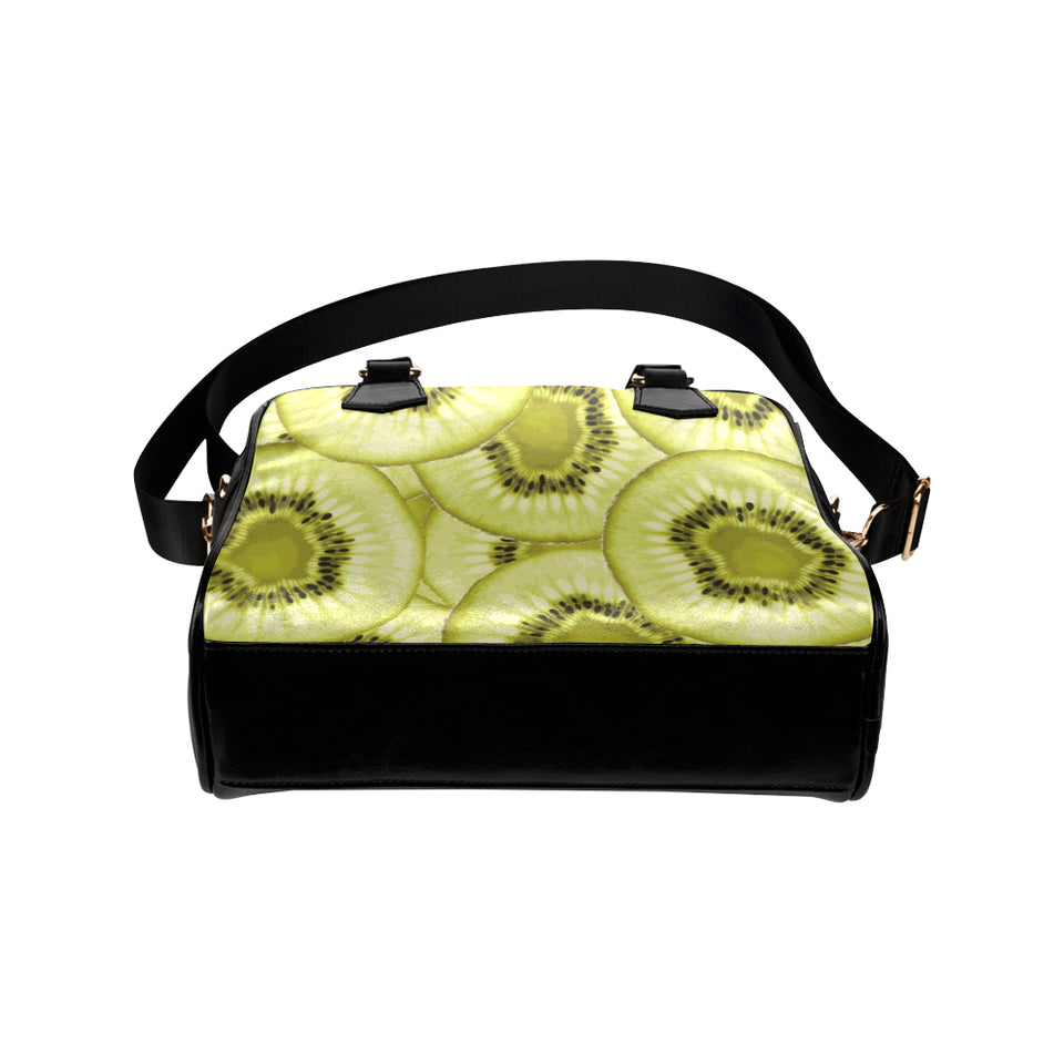 Sliced kiwi pattern Shoulder Handbag