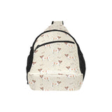 Jack Russel Pattern Print Design 02 All Over Print Chest Bag