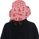 Cake cherry pattern Unisex Bucket Hat