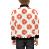 Grapefruit pattern Kids' Boys' Girls' Bomber Jacket