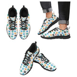 Math Pattern Print Design 05 Men's Breathable Sneakers ( Model 055)