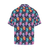 Pineapples pattern zigzag background Men's All Over Print Hawaiian Shirt
