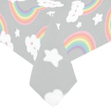 Cute rainbow clound star pattern Tablecloth