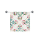 Square floral indian flower pattern Bath Towel